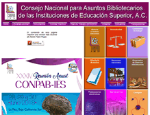 Tablet Screenshot of conpab.org.mx